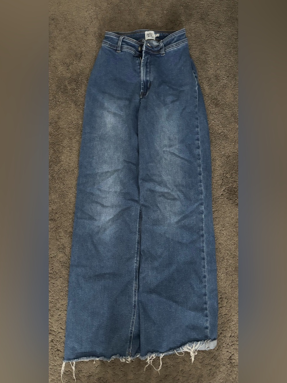 Princess Polly Denim Jeans Wide Leg Size 4